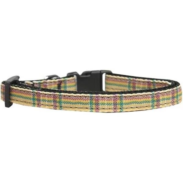 Plaid Nylon Collar Khaki Small, Unconditional Love, Mfr#: UN742410